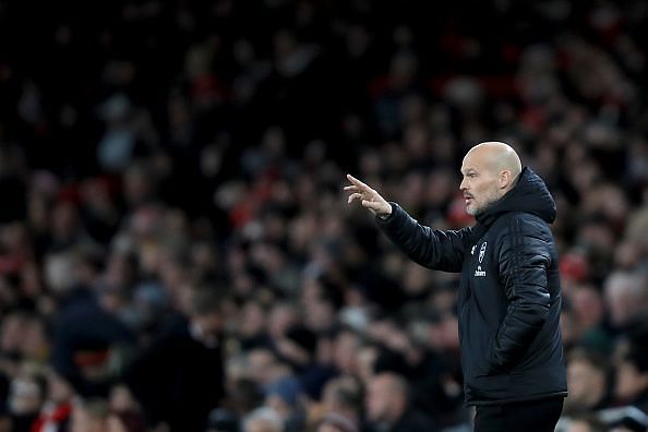 Ljunjberg got his first win as Arsenal manager